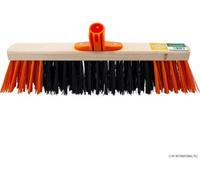 Marksman 40Cm Work Brush Head With Orange Bristles Garden Sweeping Cleaning Yard