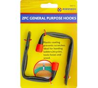 Marksman 4Pc General Purpose Jumbo Hooks Utility Multi Use Bike Ladder Hose Shed