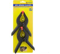 Marksman 4Pc Plastic Spring Clamps 6 Inch Hand Tool Diy Clips Tarpaulin Market Workshop