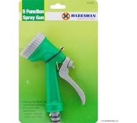 Marksman 5 Function Spray Gun Hose Pipe Attachment Multi Pattern Water Sprayer Garden