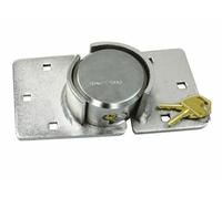 Marksman 59112c 73MM Heavy Duty Round Padlock Lock and HASP, Silver