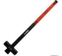 Marksman 7Lb Heavy Duty Sledge Hammer Long Handle Grip With Fibreglass Rubber Shaft