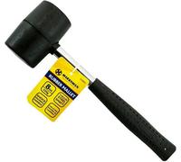 Marksman 8 Oz Rubber Mallet Hammer Multi Purpose Steel Shaft Grip Handle Diy 226G
