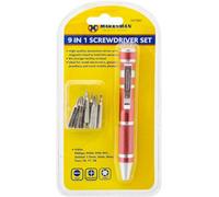 Marksman 9 In 1 Precision Magnetic Screwdriver Bit Set Multi Purpose Hand Tool