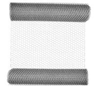 Marksman Galvanised Mesh Wire 0.5 X 6M Square Or Hexagonal Fence Aviary Rabbit Hutch Net Heavy Duty 13mm