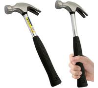 Marksman Hammer Metal Shaft Claw Non Slip Rubber Grip Curved Nail Steel Head Diy 16Oz
