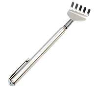 Marksman Hand Claw Pen Style Silver Back Scratcher Metal Extending Extendable Massager Head Relaxation Portable Telescopic Summer Novelty Gift Mobility Reach UK Free P&P