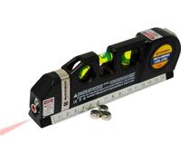 Marksman Multi-Purpose Laser Level Wall Spirit Measuring Line Hand Tool