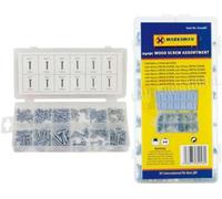 Marksman New 240Pc Metal And Wood Screw Assortment Diy Set In Case Hardware Quality Storage