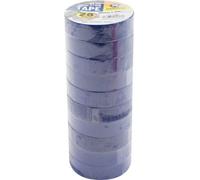 Marksman Pack Of 10 Insulation Tape Rolls 19mm X 20M Waterproof Strong Diy Craft Blue