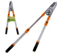 Marksman Professional Ratchet Anvil Loppers Pruner With Telescopic Extending Gardening Hand Tool Extendable Long Reach Handles Durable