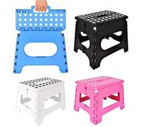 Marksman Quality Tools Folding Step Stool, Blue, 31.5 (Bottom) x 22 x 24 (W x H x D) cm Top