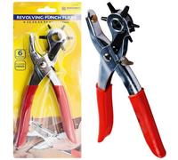 Marksman Revolving Leather Punch Plier Rivet 6 Sizes Heavy Duty Diy Belt Eyelet Hole Puncher