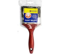 Marksman Set Of 2 4 Inch Paint Brush Decorating Painting Diy Bristle Red Handle Hand Tool