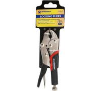 Marksman Set Of 2 5 Inch Locking Plier Heavy Duty Curved Mole Grip Pliers Comfort Handles 125mm