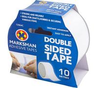 Marksman Set Of 2 Double Sided Tape Clear Sticky 48mm X 10M Diy Strong Craft Adhesive