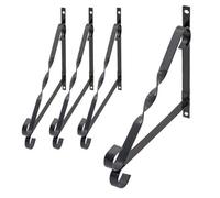 Marksman Set Of 2 Hanging Basket Bracket 10 Inch Decoration Hook Flowers Garden Wall Mount Outdoor