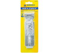 Marksman Set Of 2 Hasp And Staple Garden Gate Door Shed Security Locks With Fixing Screws 6 Inch