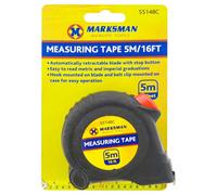 Marksman Set Of 2 Measuring Tape 16Ft Grip Safety Button Builders Carpenter Tool 5M