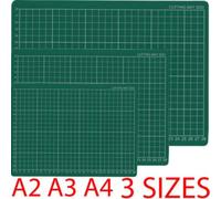 Marksman Set Of 3 Cutting Mat Board Self Healing Double Sided Printed Grid Lines Artist New Craft A3 A2 A4