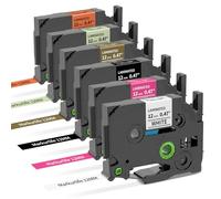 Markurlife Compatible Label Tape as Replacement for Brother P-Touch Tapes TZ Tape 12 mm 0.47 TZe 231 TZe-335 TZe-MQP35 TZe-MQ835 TZe-MQG31 TZe-B31 for Brother Ptouch H105 H107 10000000 0 1010. 0 D400 D600 P300bt