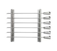 Markus Aujalay Markus grill skewer 8-pieces 16x37 cm Silver