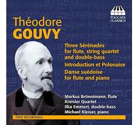 Markus Bronnimann - Gouvy: Serenades For Flute String [CD]