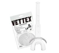 Markwort Vettex Doubleguard Mouthguard for Football, Lacrosse, MMA, Boxing, Braces - Breathable Doubleguard with Lip Protection and Strap,White