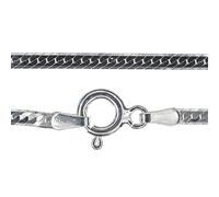 Markylis - 925 Sterling Silver Flat Herringbone Link Chain Bracelet Necklace - 3mm - Choose your size (20)