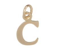 Markylis GENUINE 9ct GOLD ALPHABET INITIAL JEWELLERY PENDANT CHARM - A - Z - 17mm - Choose your letter (C)