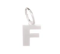 Markylis - Italian 925 Sterling Silver Capital Letter BOLD Alphabet Initial Jewellery Charm Pendant A-Z Charms - 20mm - Choose your letter (F)