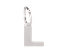 Markylis - Italian 925 Sterling Silver Capital Letter BOLD Alphabet Initial Jewellery Charm Pendant A-Z Charms - 20mm - Choose your letter (L)