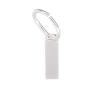 Markylis - Italian 925 Sterling Silver Capital Letter BOLD Alphabet Initial Jewellery Charm Pendant A-Z Charms - 20mm - Choose your letter (I)