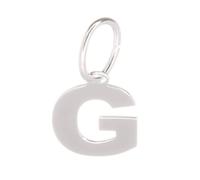 Markylis - Italian 925 Sterling Silver Capital Letter BOLD Alphabet Initial Jewellery Charm Pendant A-Z Charms - 20mm - Choose your letter (G)