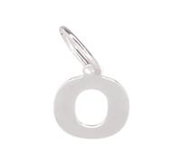 Markylis - Italian 925 Sterling Silver Capital Letter BOLD Alphabet Initial Jewellery Charm Pendant A-Z Charms - 20mm - Choose your letter (O)