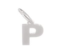 Markylis - Italian 925 Sterling Silver Capital Letter BOLD Alphabet Initial Jewellery Charm Pendant A-Z Charms - 20mm - Choose your letter (P)