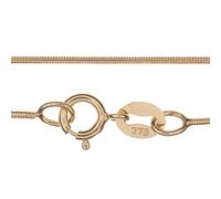 Markylis - Italian 9ct Gold Fine Smooth Rounded Snake Chain Necklace Jewellery - 0.8mm - Choose your size (20)