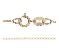 Markylis - Italian 9ct Yellow Gold Fine Curb Link Style Chain Jewellery Necklace - 0.8mm - Choose your size (20)