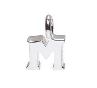 Markylis Jewellery Genuine Sterling Silver 925 Small Alphabet Initial Pendant Charm - A - Z - 8mm - Choose your letter (M)