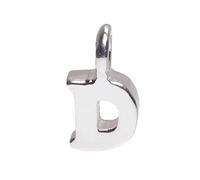 Markylis Jewellery Genuine Sterling Silver 925 Small Alphabet Initial Pendant Charm - A - Z - 8mm - Choose your letter (D)