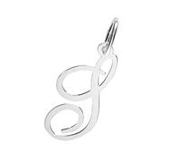 Markylis - New 925 Sterlig Silver Large Fancy Script Letter Alphabet Initial Jewellery Charm Pendant A-Z Charms - 25mm - Choose your letter (Y)… (S)