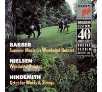 Marlboro Music Festival 40th Anniversary - Barber: Summer Music; Nielsen: Woodwind Quintet: Hindemith: Octet for Winds & Strings by Sony