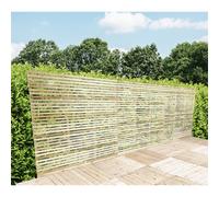 Marlborough 3Ft (0.92M) Horizontal Slatted Pressure Treated 12mm Tongue & Groove Fence Panel - 1 Panel Only