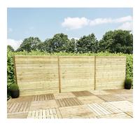 Marlborough 5FT Horizontal Pressure Treated 12mm Tongue & Groove Fence Panel in Natural Marlborough Natural