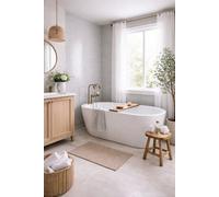 Marlborough Alba Arctic Grey Gloss Tiles (44 Pack - 1 Box - 0.99M2 Coverage) - Bathroom - Subtle Ripple Gloss Effect Ceramic Tile