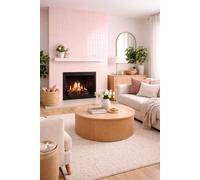 Marlborough Alba Pink Blush Gloss Tiles (44 Pack - 1 Box - 0.99M2 Coverage) - Lounge - Subtle Ripple Gloss Effect Ceramic Tile