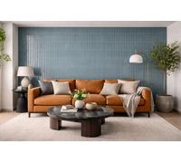 Marlborough Alba Steel Blue Gloss Tiles (44 Pack - 1 Box - 0.99M2 Coverage) - Lounge - Subtle Ripple Gloss Effect Ceramic Tile