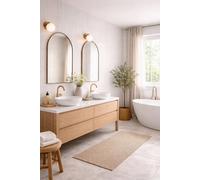 Marlborough Alba White Gloss Tiles (44 Pack - 1 Box - 0.99M2 Coverage) - Bathroom - Subtle Ripple Gloss Effect Ceramic Tile