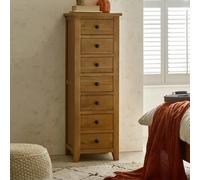Marlborough Chest of Drawers - 7 Drawer - Tall - Oak