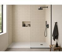 Marlborough Chromara Pebble Beige Gloss Ceramic Wall Tiles (50 Pack- 1 Box- 0.97M2 Coverage)-Shower-9.8Cm X 19.8Cm-Colour Meets Design